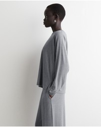 COS - Fluid Jersey Long-Sleeve Top