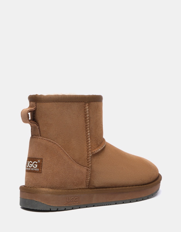 EVERAU - Australian Shepherd Ugg Mini Classic Sheepskin Upper UGG Boots