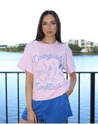 Vacancy Co - Cowgirls & Cocktails Tee