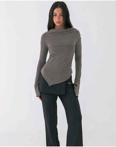 Style Addict - Asher Ruched Long Sleeve