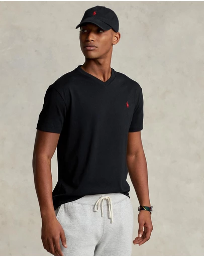 Polo Ralph Lauren - Classic Fit Jersey V-Neck T-Shirt- ICONIC EXCLUSIVE