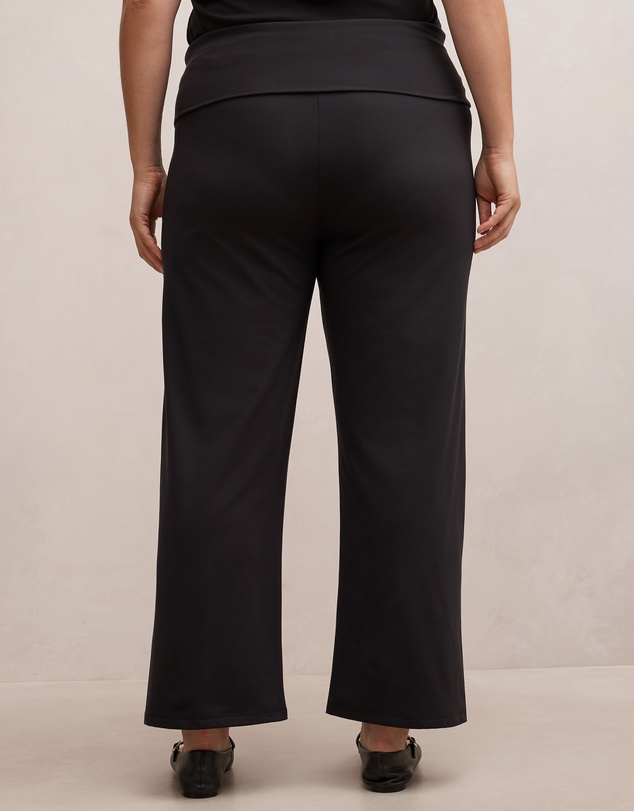 Forever New Curve - Wren Curve Fold Waist Wide Leg Pants