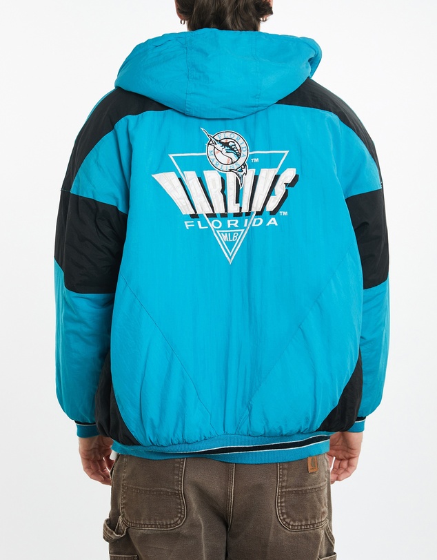 Vintage by The Real Deal - Pre Loved - 90s Logo 7 MLB Florida Marlins Jacket