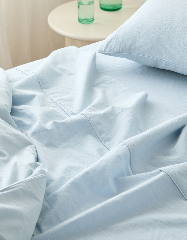 Sheet Society - Leo Washed Cotton Fitted Sheet Set