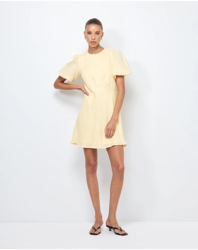 AERE - Elowen Linen Mini Dress