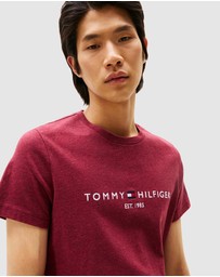 Tommy Hilfiger - Logo Embroidery Slim T-Shirt