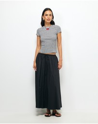 AERE - Aeliana Gingham Top