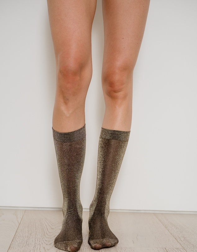 High Heel Jungle - Glitterati Tall Socks