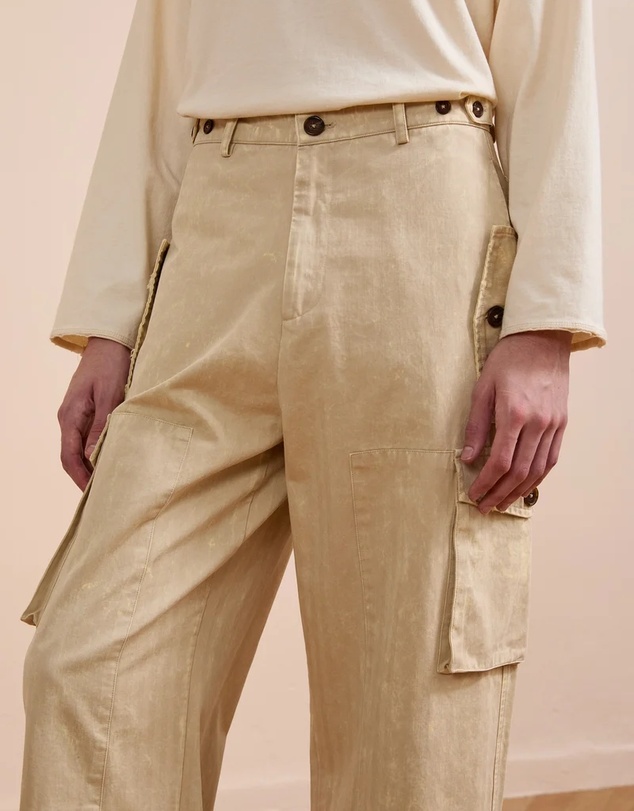 Found - Utility Herringbone Paneled Pants