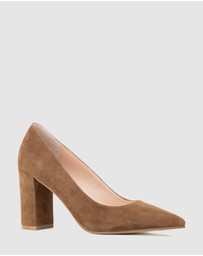 Edward Meller - BRYNLEY85 Block Heel Pointed Pump
