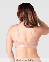 Hotmilk Maternity Lingerie - Warrior 2.0 Plunge Nursing Bra - Flexiwire