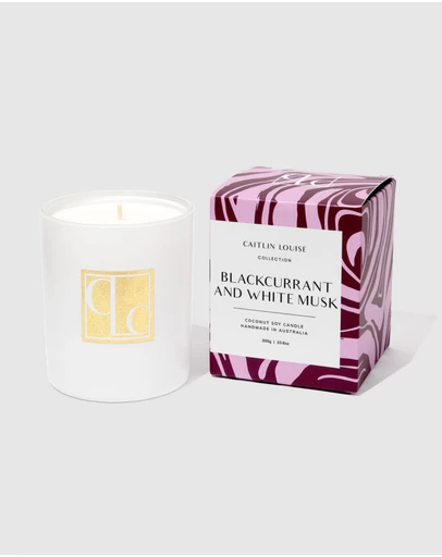 Caitlin Louise Collection - Blackcurrant and White Musk Candle