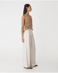 Forcast - Ami Wide Leg Linen Pants