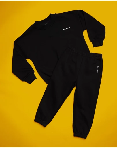 Tiny Trove - Woodie 3D Logo Tracksuit - Babies-Kids