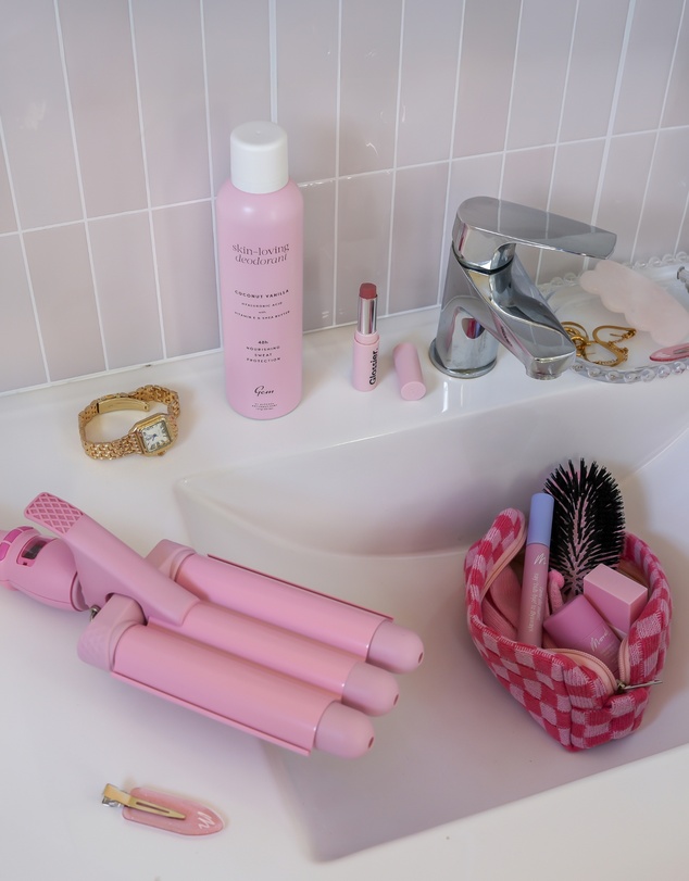 Mermade Hair - 25mm Mini Pro Waver Pink