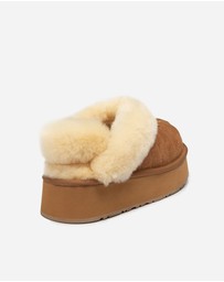 Ozwear Connection Uggs - Ugg Coquette Matelassé Logo Platform Slipper (Detachable Feature)