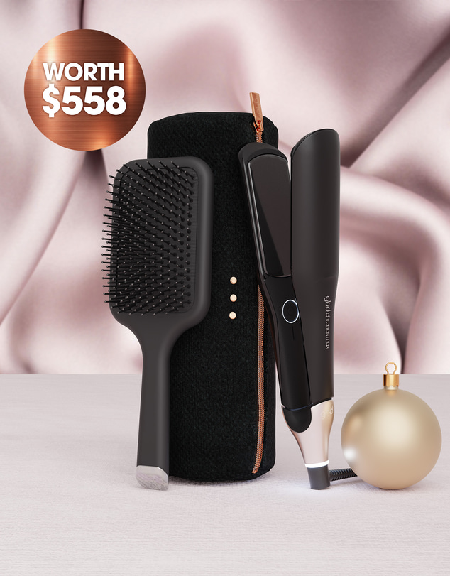 ghd - chronos max™ Wide Plate Hair Straightener Gift Set in Black