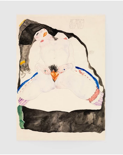 Inka Arthouse - In A Dream by Egon Schiele Art Print