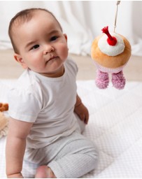 Living Textiles - 2 Pack Mini Market Brunch Stroller Toys - Ice Cream & Cupcake