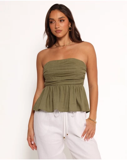 Petal & Pup - Maia Top - Olive