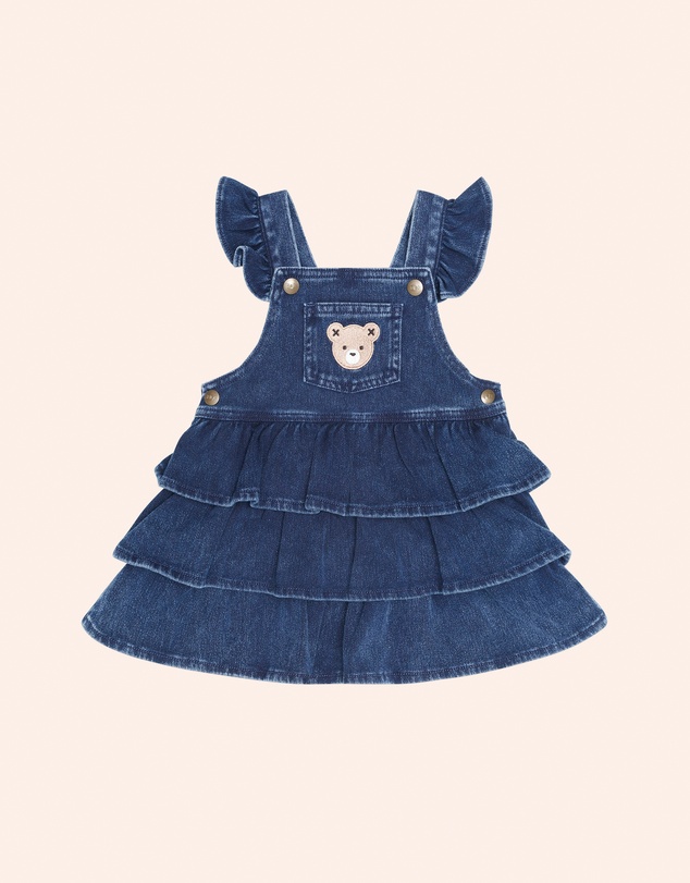 Huxbaby - Dreamy Denim Pinafore - Babies-Kids