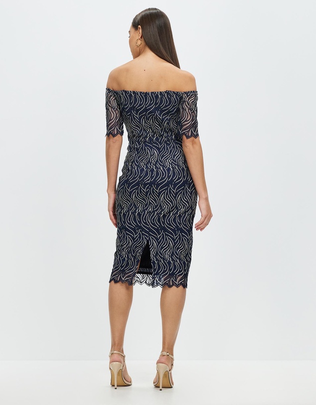 Romance by Honey and Beau - Lolita Off The Shoulder Dress
