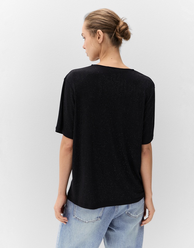 UNISON - Metallic Crew Tee