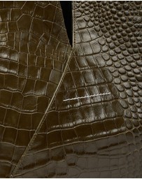 MM6 Maison Margiela - Medium Japanese Crocodile Print Bag