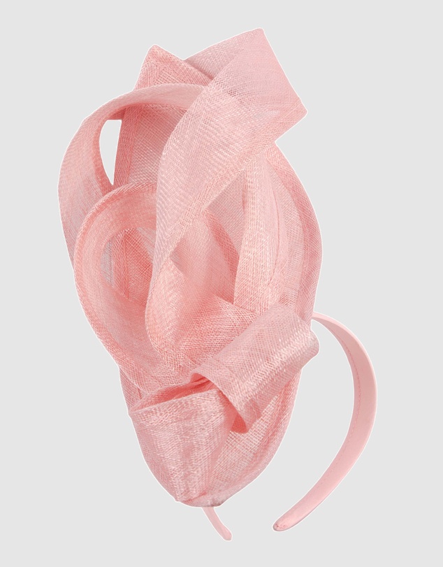 Max Alexander - Tall Pink Sinamay Fascinator Headband