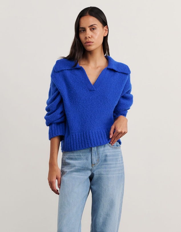 Jag - Lily Collared Knit
