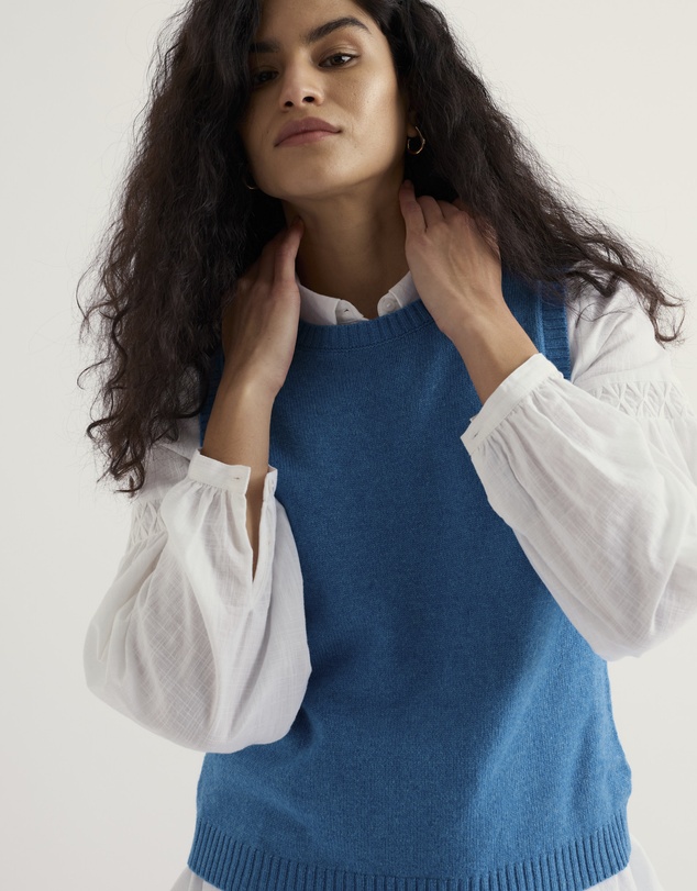 Seasalt - Seasalt Cornwall Blue East View Vest