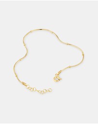Michael Hill - Snake & Bead Station Bracelet in 10kt Yellow Gold