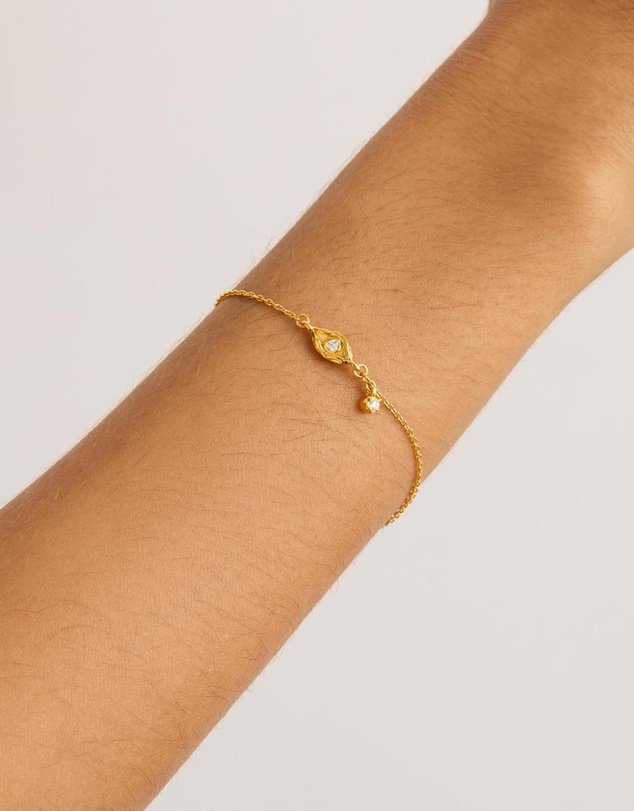 By Charlotte - Gold I Am Protected Bracelet