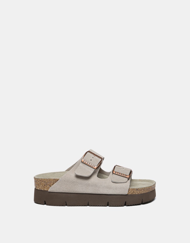 EVERAU - EverAU Ugg Sandal Platform Cow Suede Upper Sandals