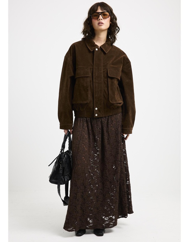 Subtitled - Sigrid Lace Maxi Skirt