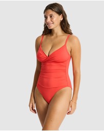 Sea Level Australia - Essentials Edit Cross Front Scoop Back One Piece