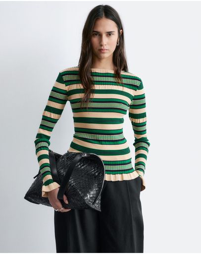 Green & Beige