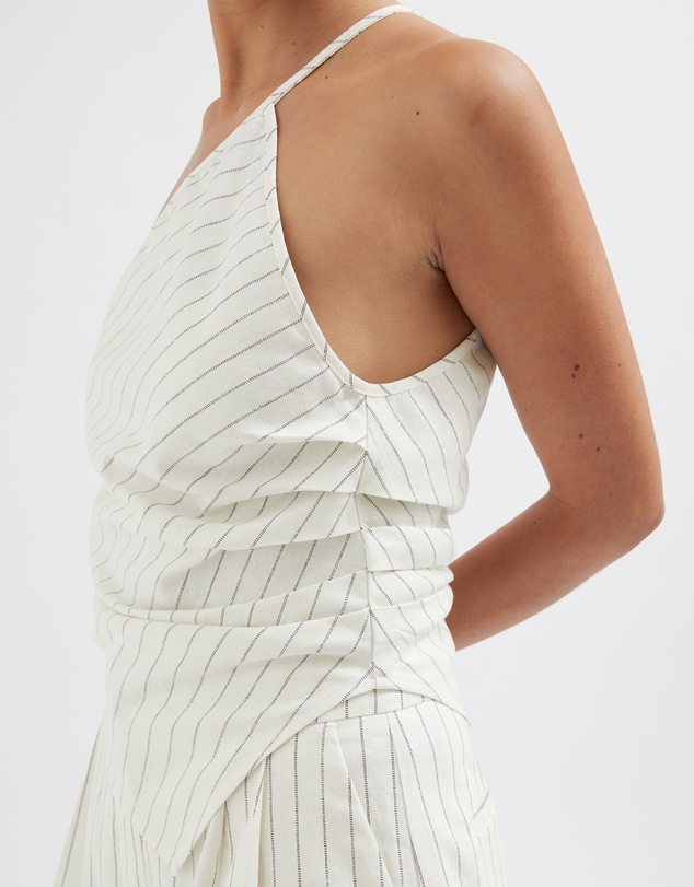 FRIEND of AUDREY - The Stripe One Shoulder Top