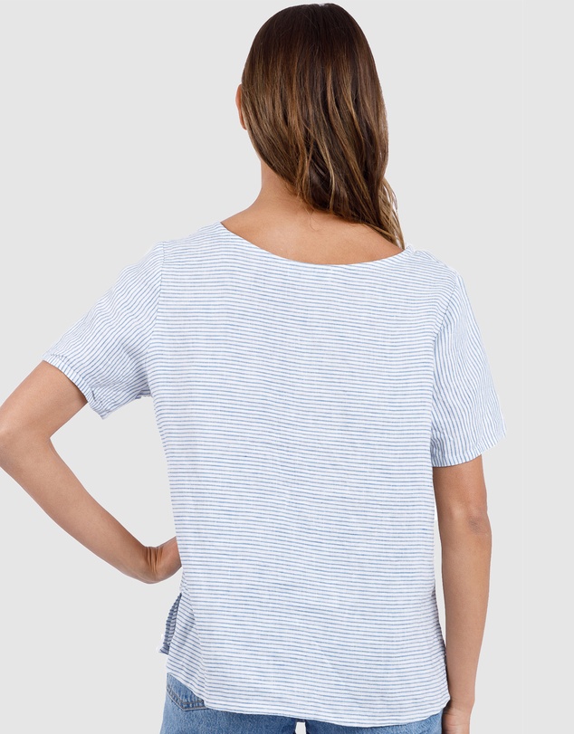 CAMIXA - Teena Linen T-shirt Top