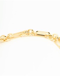 Lovisa - Gold Plated Heart Pendant Chain T & O Necklace