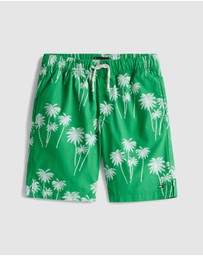 Tommy Hilfiger - Floral Print Poplin Shorts - Kids
