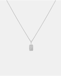 Ania Haie - Silver Pave Pendant Necklace