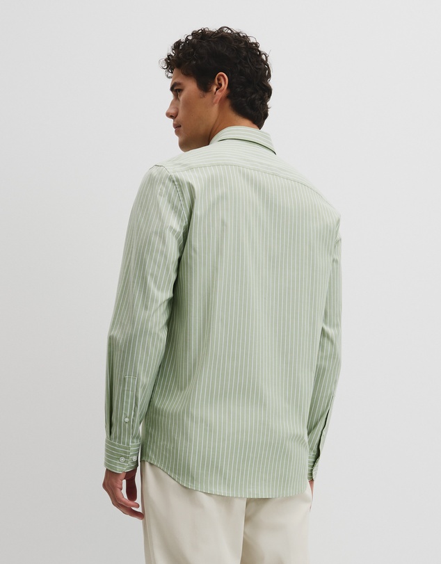 Country Road - Slim Cut & Sew Stripe Shirt