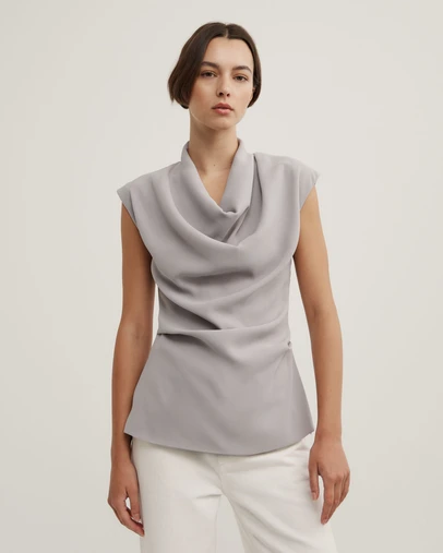 Witchery - Crepe Cowl Tank Top