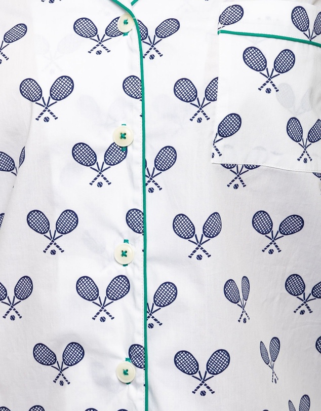 Sant And Abel - Women's Tennis Navy Short PJ Set