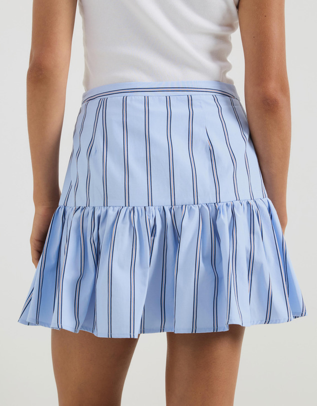 Atmos&Here - Claire Cotton Poplin Mini Skirt