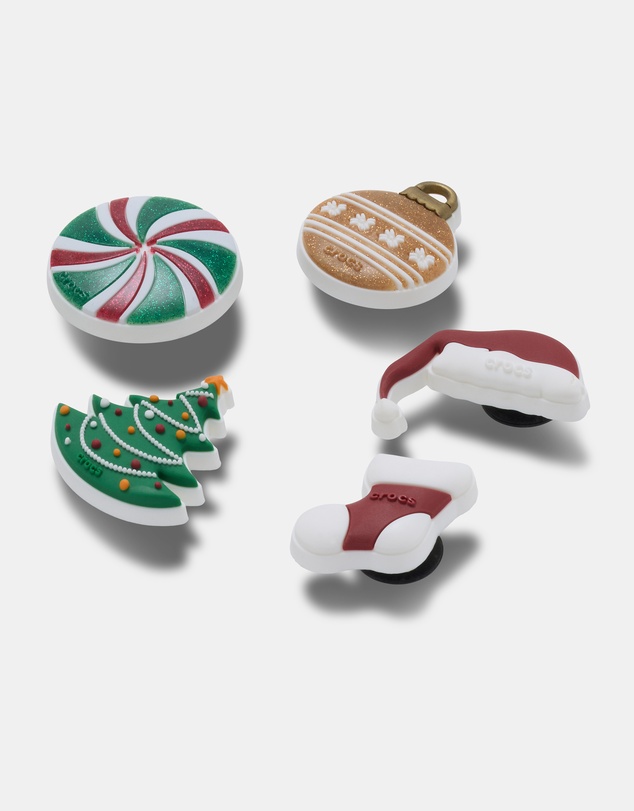 Crocs - 5-Pack Nostalgic Noel Santa Jibbitz - Kids-Teens