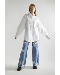 Glamorous - Split back button down shirt