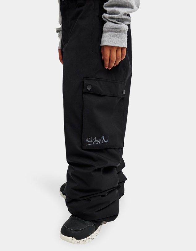 Quiksilver - Boys 8 to 16 Snow Down Cargo Snow Pants