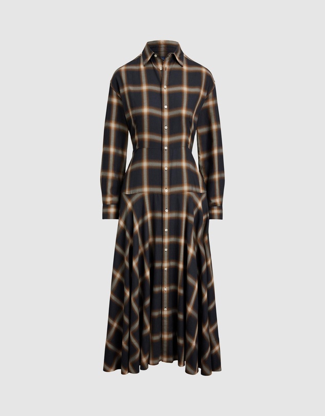 Polo Ralph Lauren - Plaid Twill Paneled Shirtdress